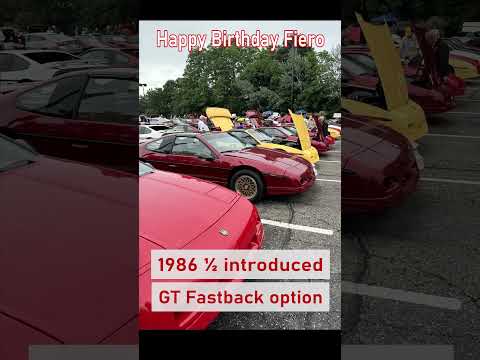 Happy 40th Birthday Pontiac Fiero #pontiacfiero