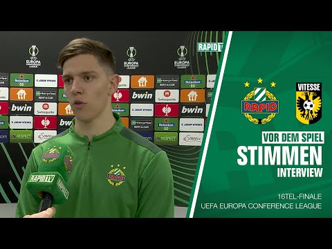 Martin Moormann vor dem Spiel gegen Vitesse Arnheim