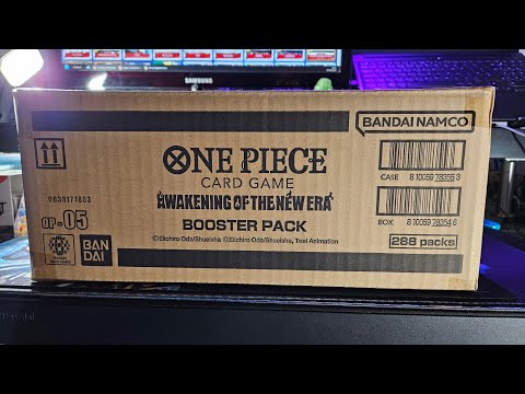 Opening a WHOLE CASE of One Piece Card Game OP05 Awakening of the New Era!!!