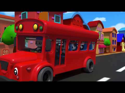 le ruote sul bus | canzone del bambino | filastrocche | New Rhymes | Baby Song | Wheels On The Bus