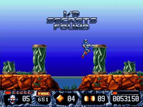 Turrican II AGA (Amiga) - Hard mode playthrough