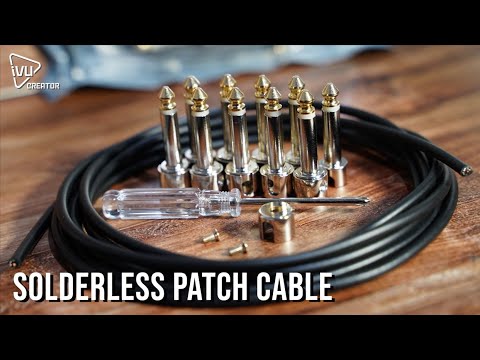 IVU CREATOR Solderless Patch Cable Assembly Instruction - It's very Easy to Assemble.