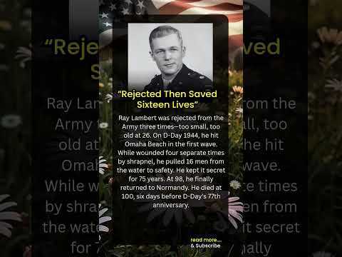 Ever been told you're too small? He was—then saved 16 men on D-Day while wounded four times!
