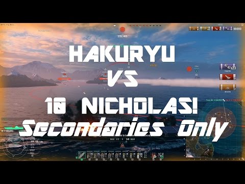 Hakuryu Secondaries Only VS 10 Nicholas! [+Bonus]
