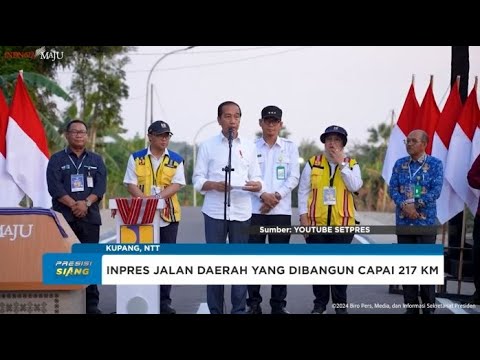 PRESIDEN JOKOWI RESMIKAN 27 RUAS JALAN DI KUPANG, PROVINSI NTT