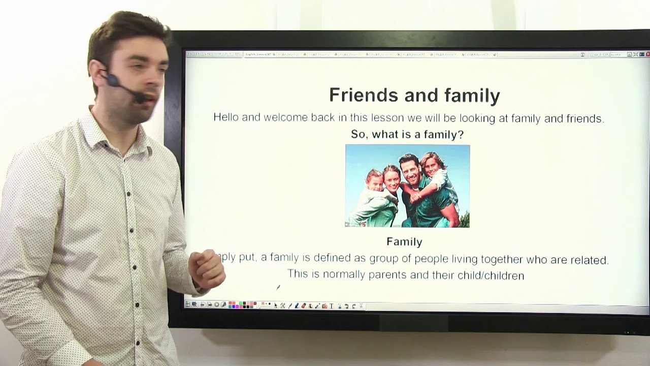 032 learn english friends and family