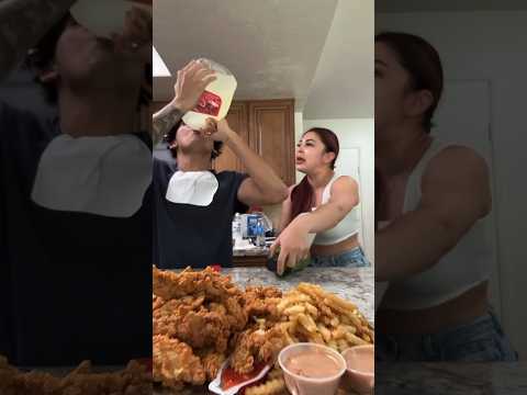 Land a bottle flip and you can eat Part 3 😩 #shorts