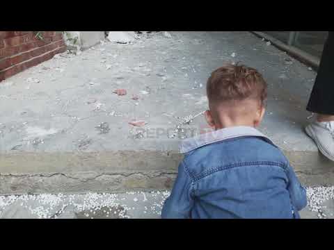 Report TV -Shembet muret anësore Të një dyqan në Astir, dëme të shumta materiale