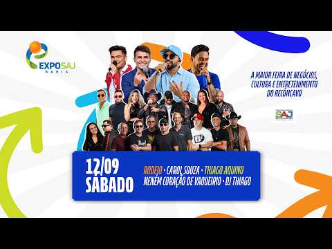 EXPOSAJ BAHIA 2026 - TRANSMISSÃO AO VIVO - 12/09