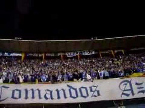 "Sureño - Comandos Azules Distrito Capital" Barra: Comandos Azules &bull; Club: Millonarios