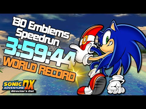 Sonic Adventure DX : 130 Emblems in 3:59:44 IGT (Current World Record)