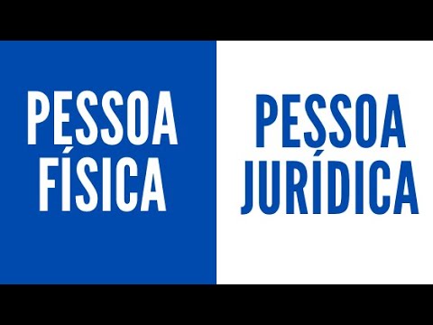 QUAL A DIFERENÇA ENTRE PESSOA FÍSICA E PESSOA JURÍDICA?