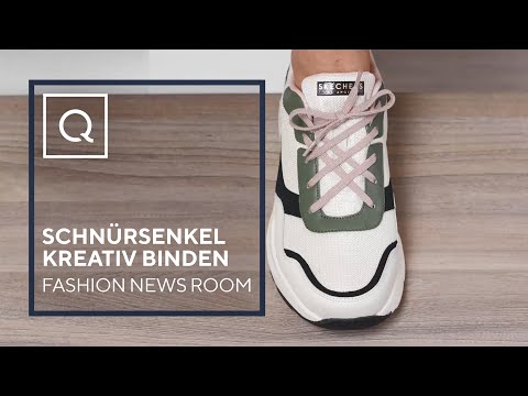 Schnürsenkel kreativ binden | Fashion Newsroom | QVC