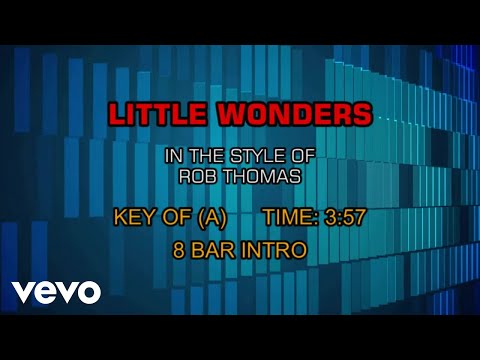 Rob Thomas - Little Wonders (Karaoke)