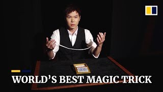 Chinese magician performs world’s best magic tri