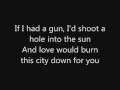 Noel Gallagher If I Had A Gun lyrics