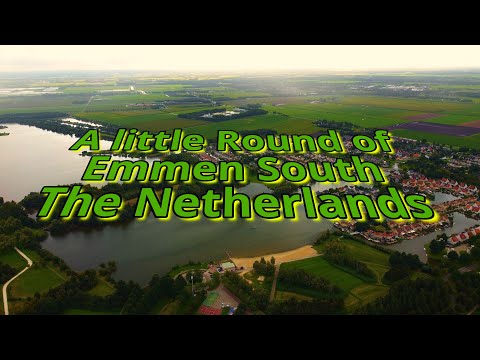 A Little Round of Emmen South, The Netherlands - 4k Drone Footage