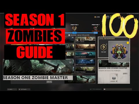 HOW TO COMPLETE ALL SEASON 1 ZOMBIES CHALLENGES IN COLD WAR!