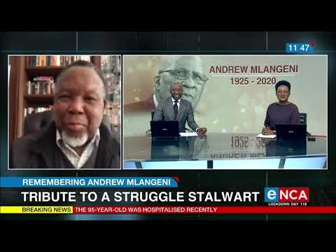 Former President Kgalema Motlanthe pays tribute to Mlangeni