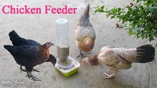 Chicken Feeder New Idea - How To Make Automatic Chicken Feeder - Plastic Bottle Recycling Idea