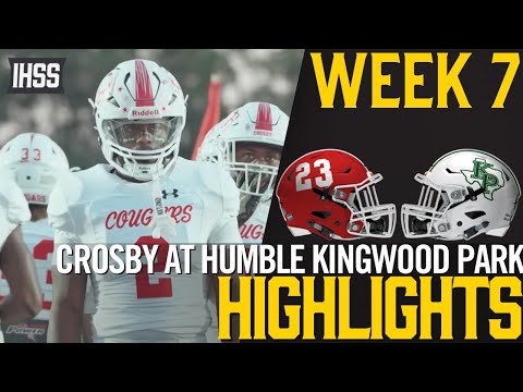 Wesley Yarborough Dominates as Crosby Rolls Past Kingwood Park | High School Football Highlights