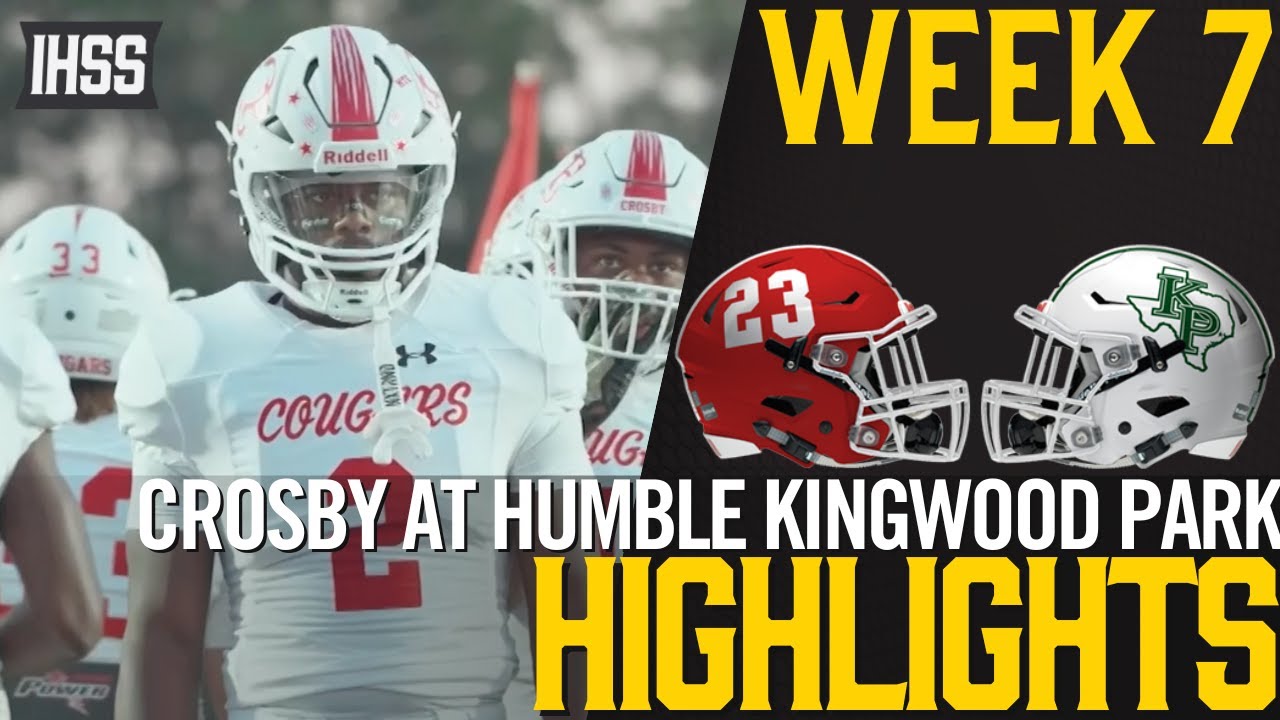 Wesley Yarborough Dominates as Crosby Rolls Past Kingwood Park | High School Football Highlights