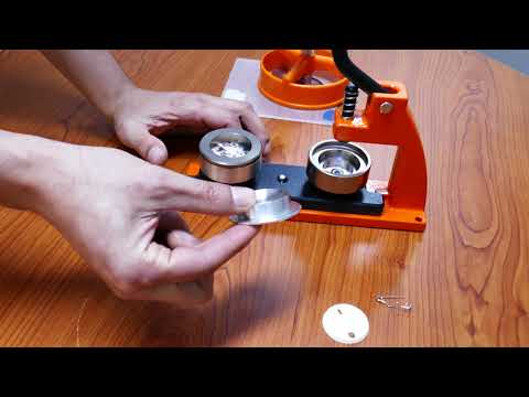 Fabriprint - Como fazer crachás de agulha de 38mm