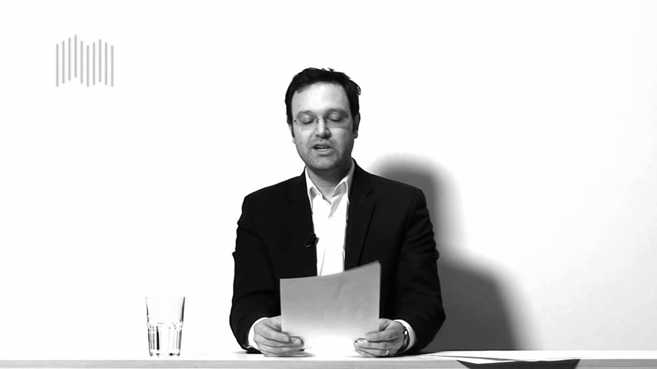 Mark Greif liest aus seiner Essaysammlung »Bluescreen«. Video auf ...