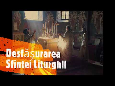 Desfășurarea Sfintei Liturghii.