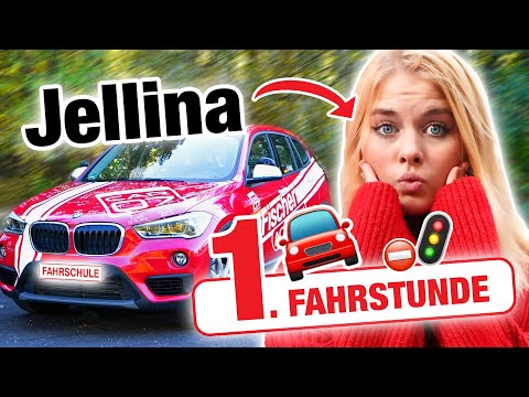 First driving lesson with Jellina 🤯 #1 | Fischer Academy