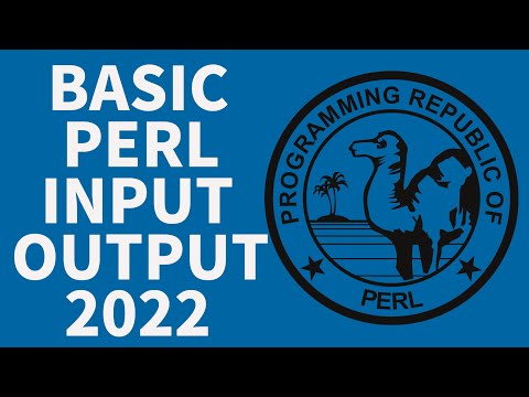 Perl Programming Tutorial - Basic Input & Output For Beginners
