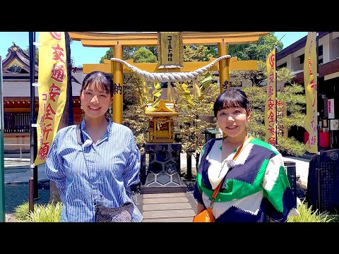 Muito japonês! ~ Expressway DRIVE primeiro! Jornada ~ # 162 Antigos santuários no Santuário Kita Sagami Kamegaike Hachimangu e santuários de ouro