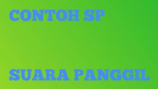 Download lagu SP (Suara Panggil) mp3