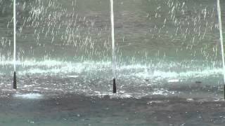 Bellagio Fountains nozzles in action (Tiesto show)