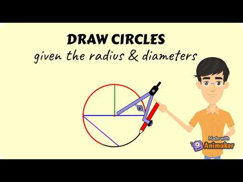 Draw Circles Given the Radius or Diameter