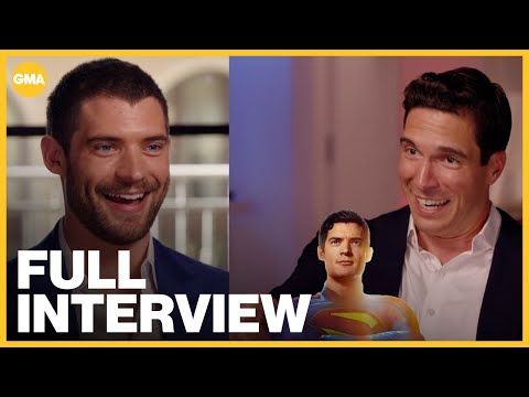 "Is this weird for you?" New Superman sits down with son of original Superman