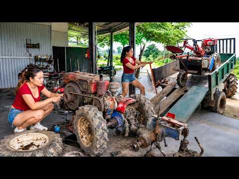 Restoring Abandoned Tractors Left Rotting Years | Massive Tractor Recovery Project - Restore King