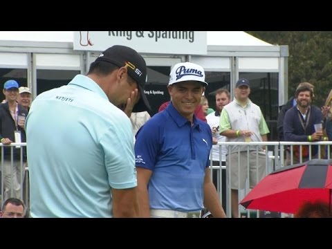 Rickie Fowler’s comical par save on No. 12 at the TOUR Championship