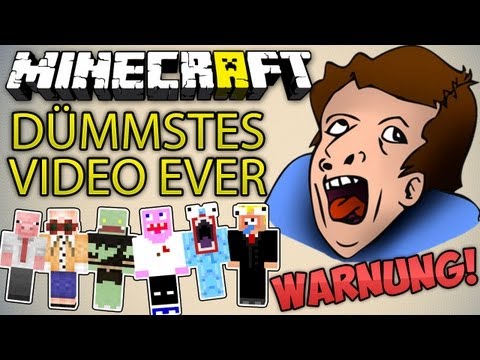 Das DÜMMSTE Minecraft VIDEO EVER! + Längster LACHFLASH - WARNUNG: Besser nicht gucken | ungespielt