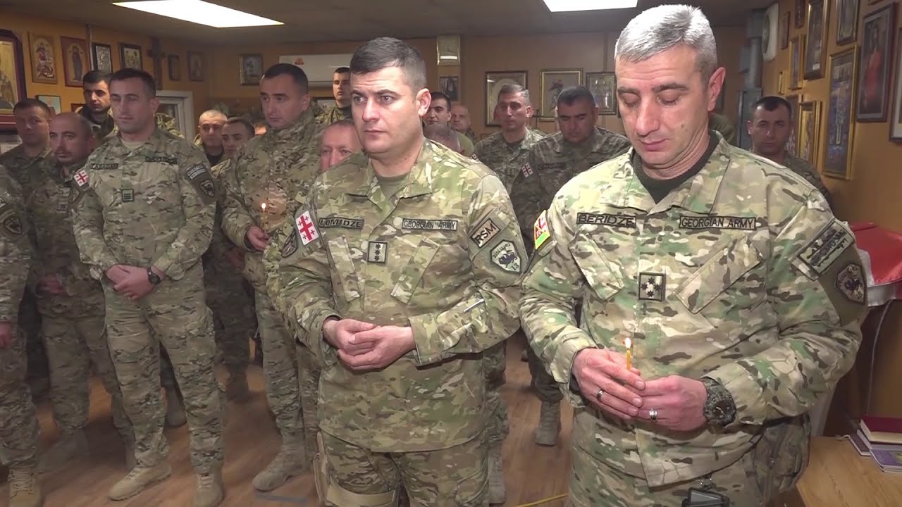 ავღანეთში ქართველმა სამხედროებმა ქრისტეს შობის დღესასწაული აღნიშნეს