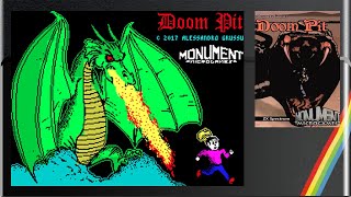 ZX Spectrum - Doom Pit (Monument Microgames / 2017) Review