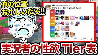今話題の性欲の強いゲーム実況者Tier表を見て物申すスキマ【検閲突破】【スキマ切り抜き】【配信切り抜き】