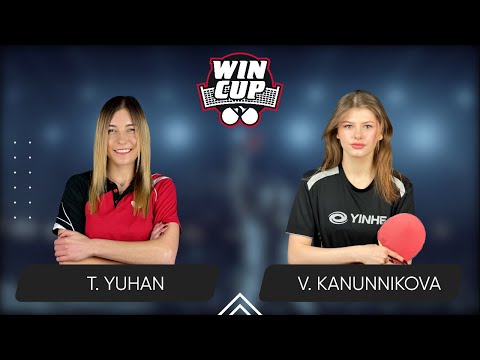 12:15 Tetiana Yuhan  - Vasylysa Kanunnikova West 2 WIN CUP 11.08.2024 | TableTennis WINCUP