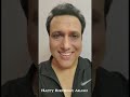 Govinda Sir Wishing Happy Birthday Akash Nikose My Friend