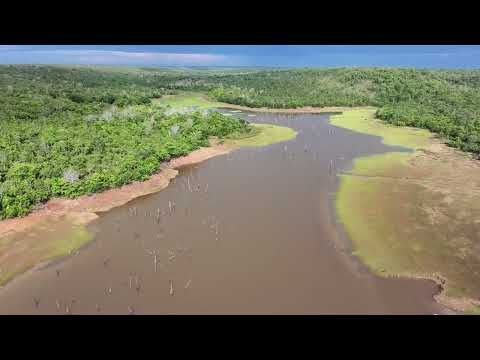 Barragem de Cristalândia - TO Rio Campeira - Vista Aérea