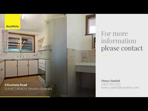 6 Koolama Road, Sunset Beach, WA 6530, 3 chambres, 1 salles de bain, House