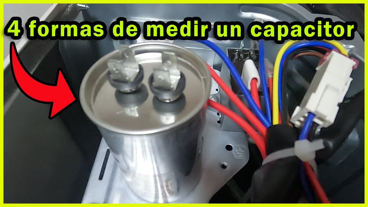 4 formas de medir un capacitor de aire acondicionado