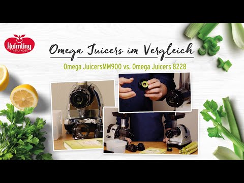 Omega Juicers MM900 und 8228