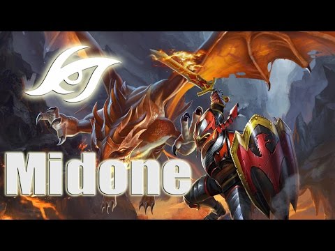 Team Secret MidOne Dragon knight ranked gameplay