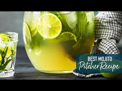 The BEST Mojito Pitcher Recipe!